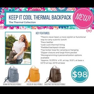 thermal backpack thirty one